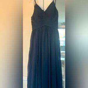 Beautiful Navy evening dress from JJ’s House. Amazing details. Size 8-10.